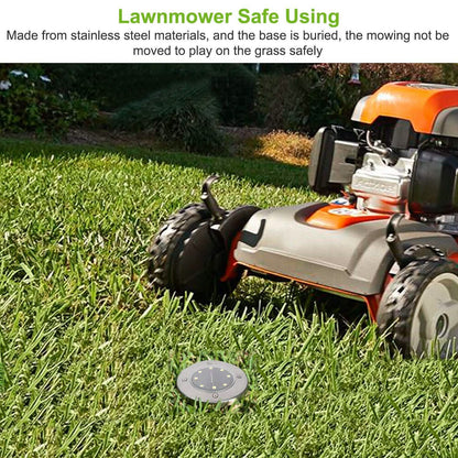 4-Pieces: Solar Powered Ground Light DailySale
