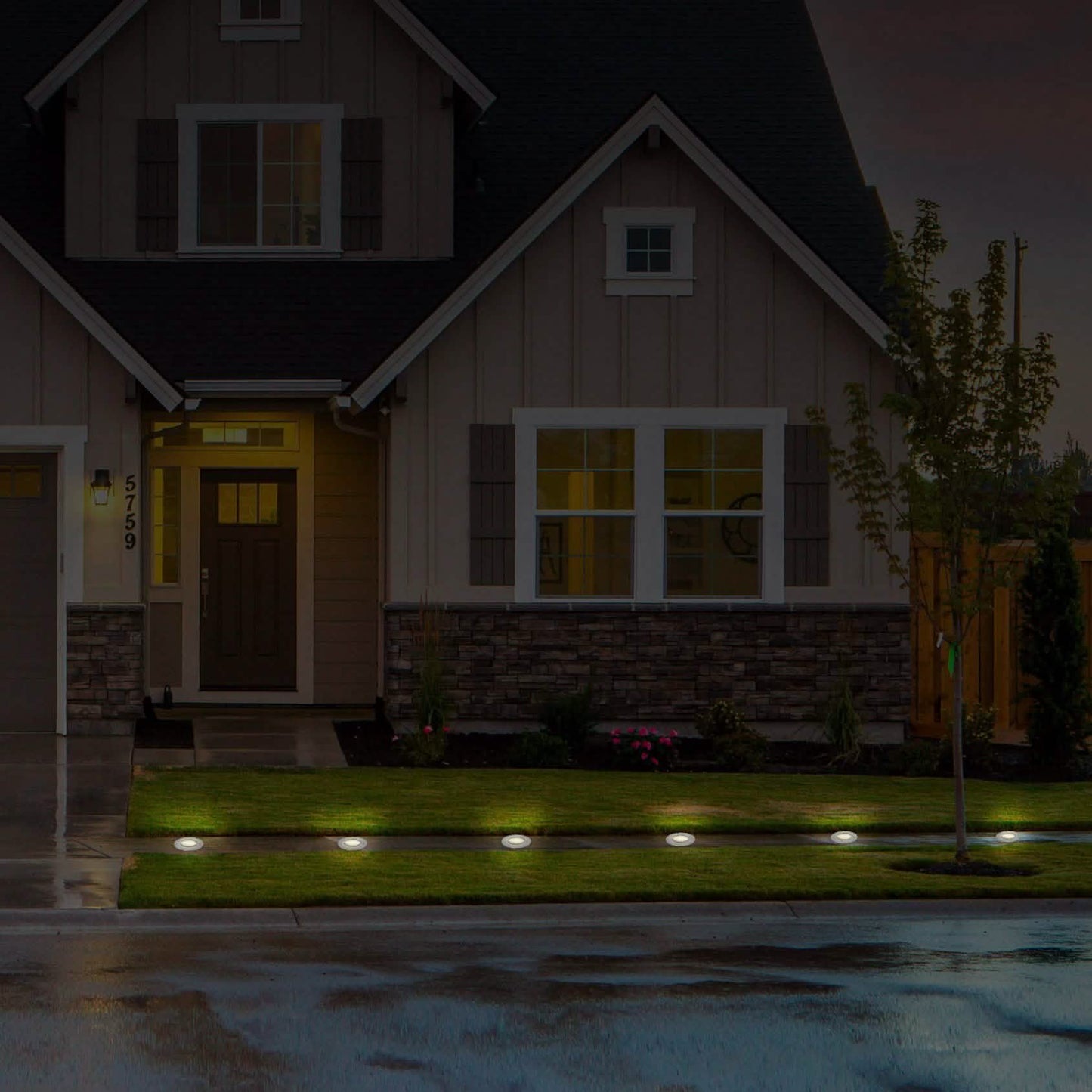 4-Pieces: Solar Waterproof Ground Light DailySale