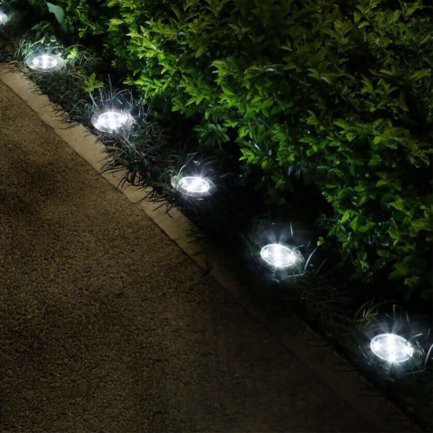 4-Pieces: Solar Waterproof Ground Light DailySale