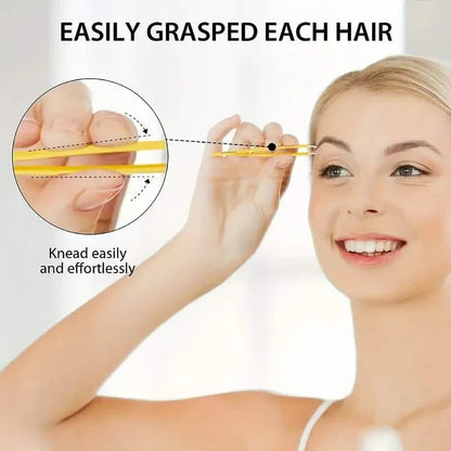 4-Pieces: Tweezers For Eyebrows, Straight, Slant, Angled and Pointy Tip DailySale