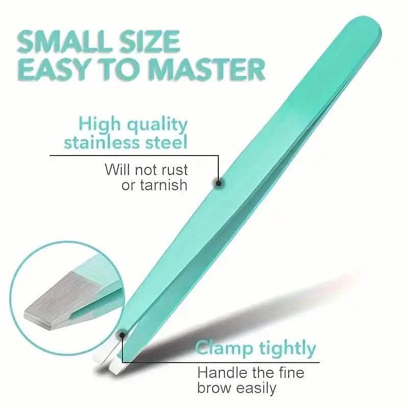 4-Pieces: Tweezers For Eyebrows, Straight, Slant, Angled and Pointy Tip DailySale