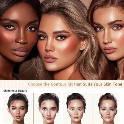 4-Pieces: Ultimate Cream Contour Kit - Seamless Blending Sticks with Highlighter, Blush & Bronzer DailySale