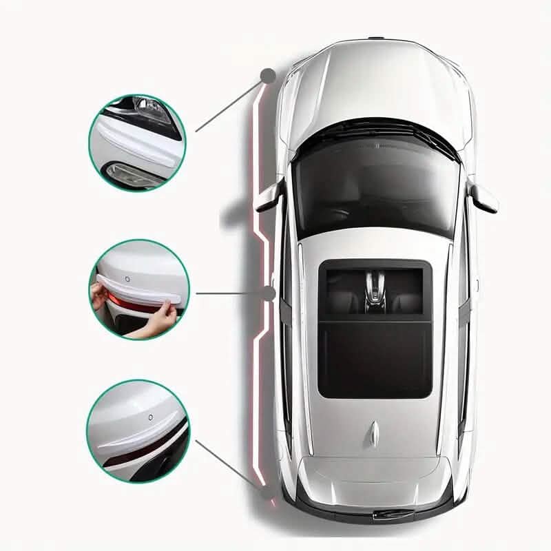 4-Pieces: Universal Car Carbon Fiber Anti-Collision Protector DailySale