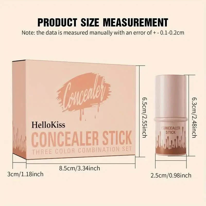 4-Pieces: Waterproof Cream Contour and Highlighter Kit with Brush DailySale