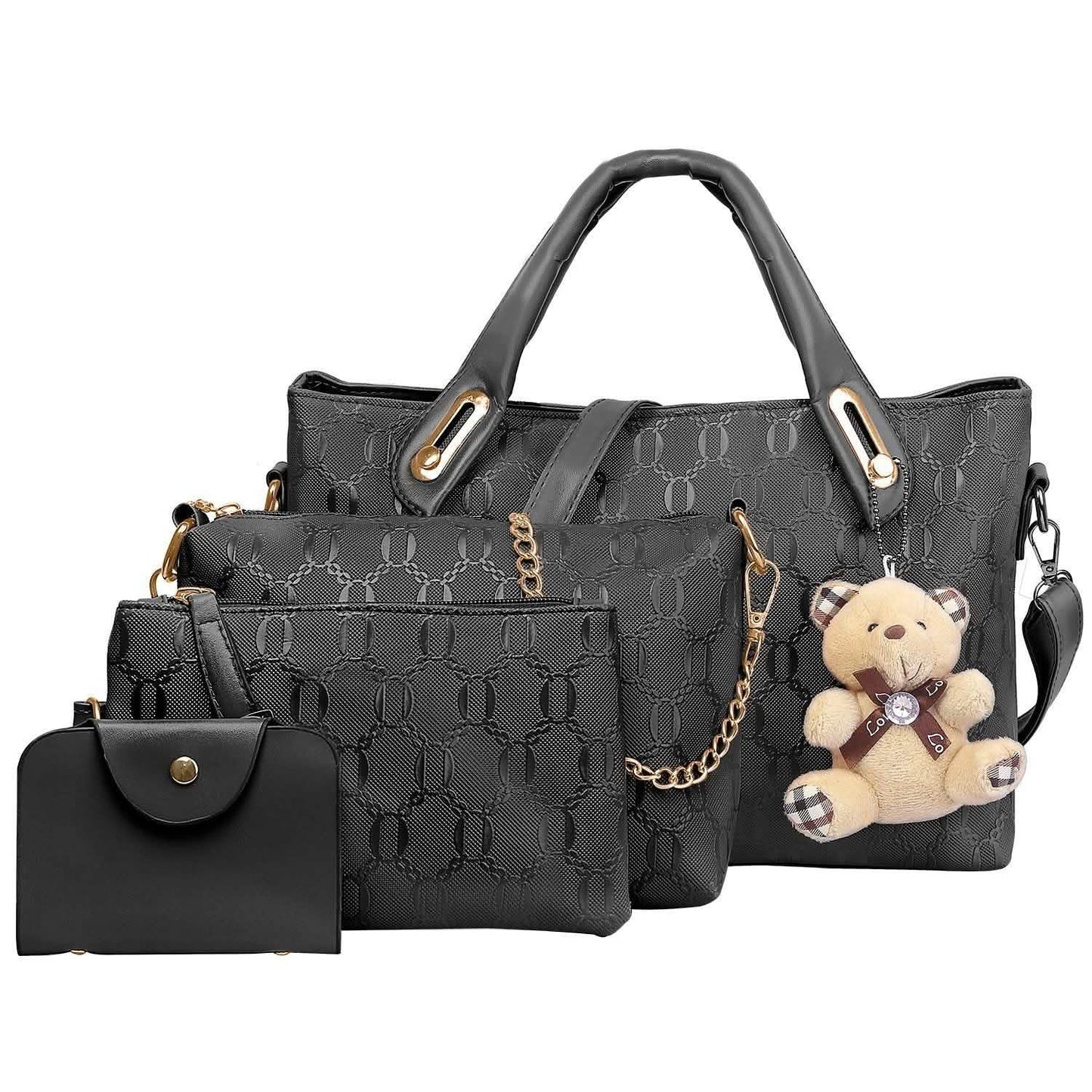 4-Pieces: Women Leather Handbag DailySale