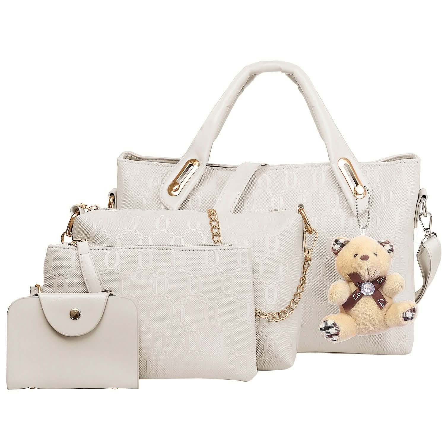 4-Pieces: Women Leather Handbag DailySale