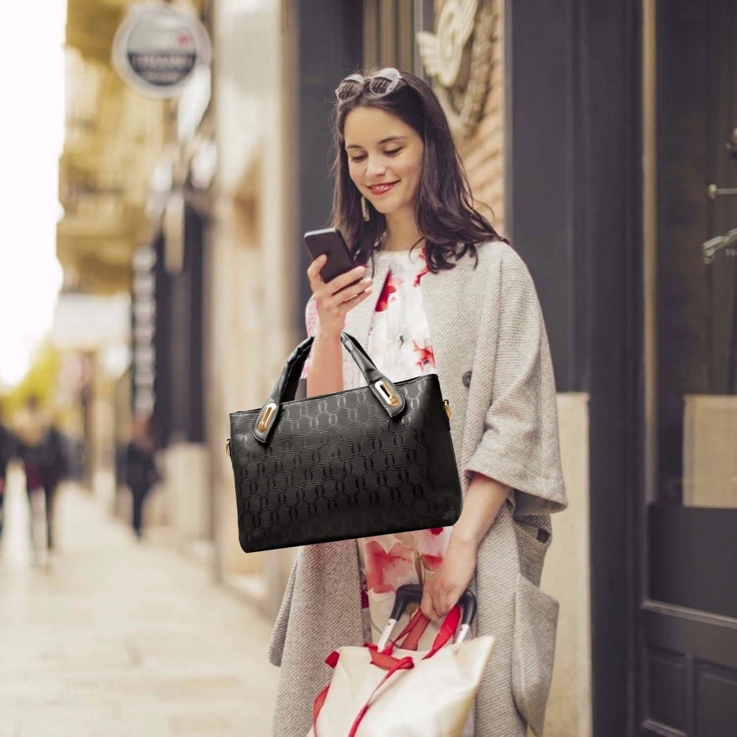 4-Pieces: Women Leather Handbag DailySale