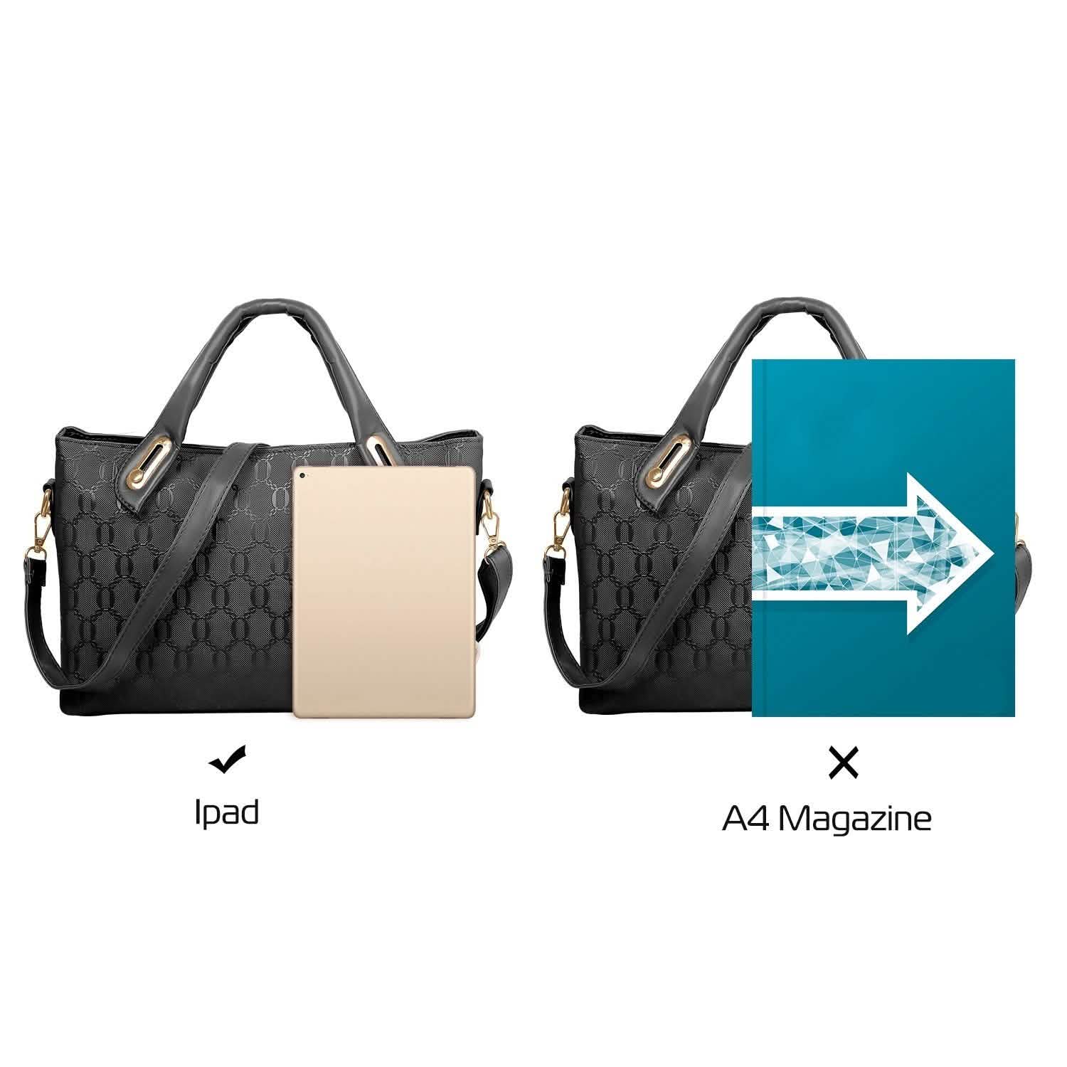 4-Pieces: Women Leather Handbag DailySale