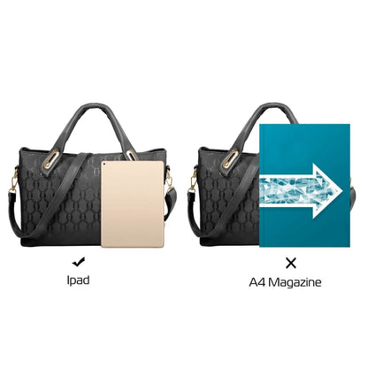 4-Pieces: Women Leather Handbag DailySale