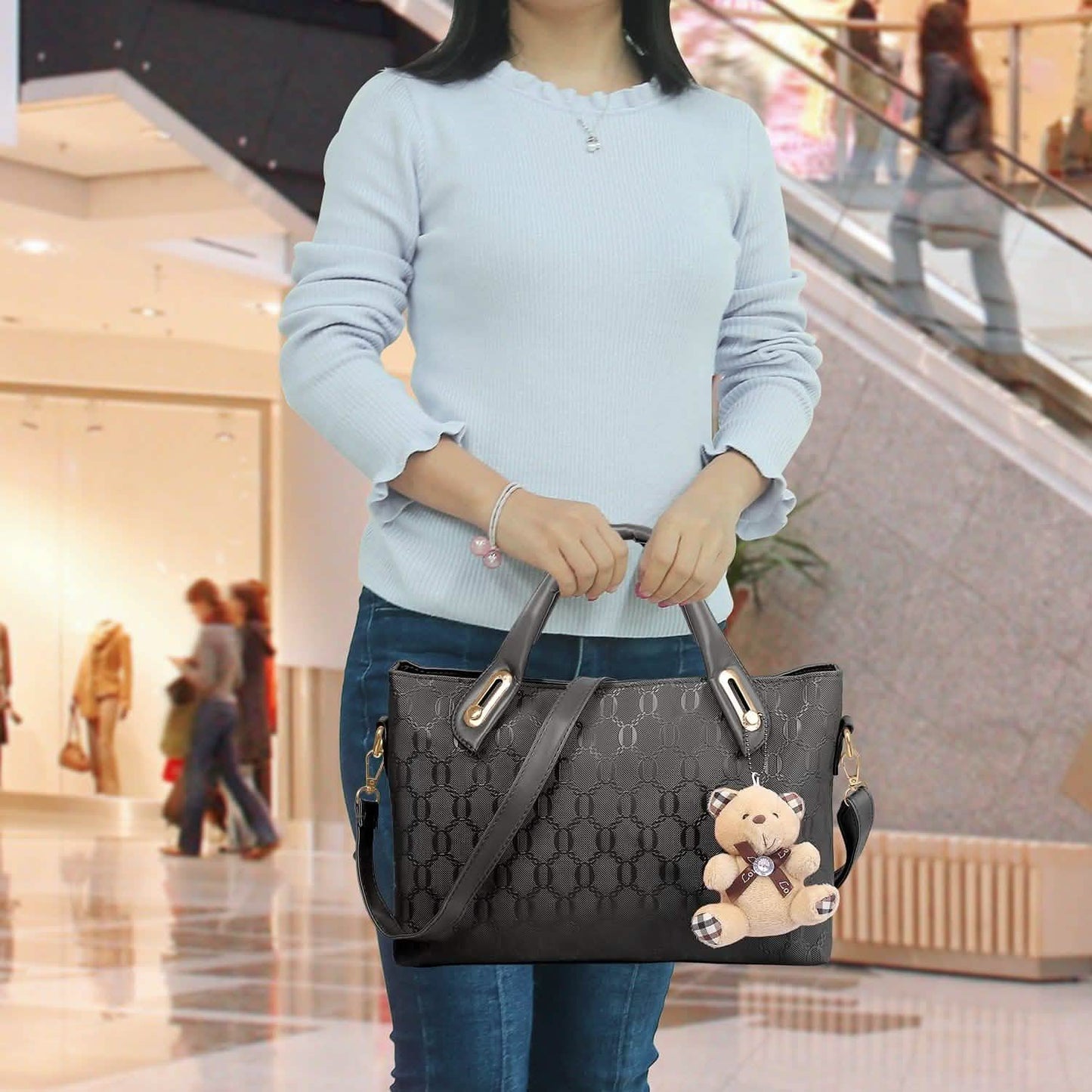 4-Pieces: Women Leather Handbag DailySale