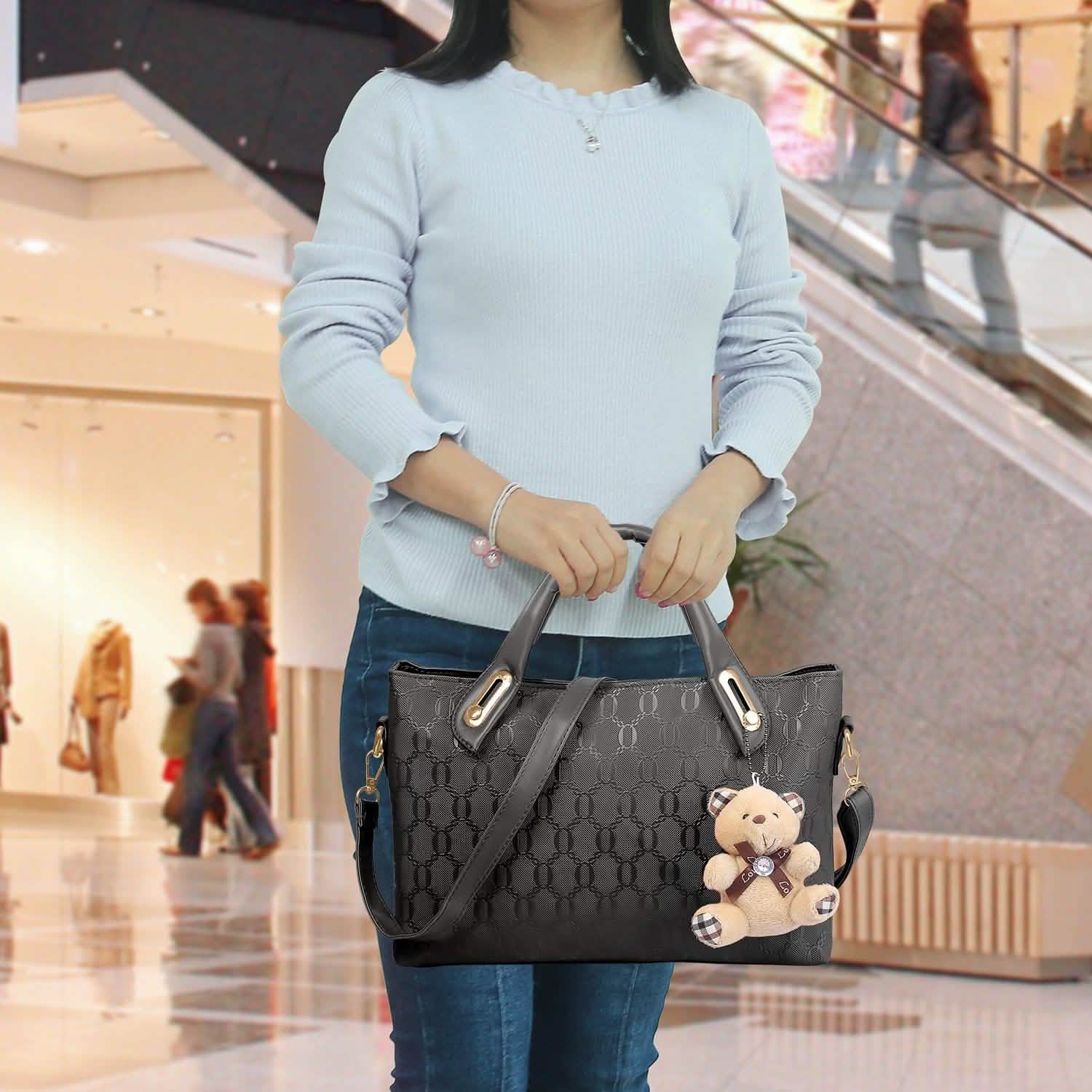 4-Pieces: Women Leather Handbag DailySale