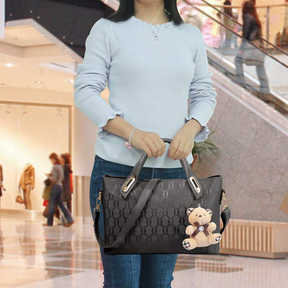 4-Pieces: Women Leather Handbag DailySale