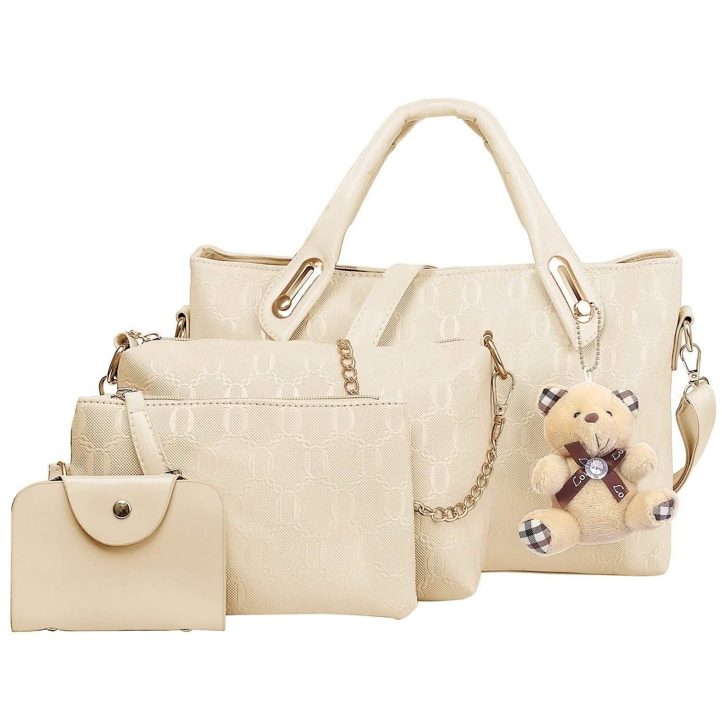 4-Pieces: Women Leather Handbag DailySale