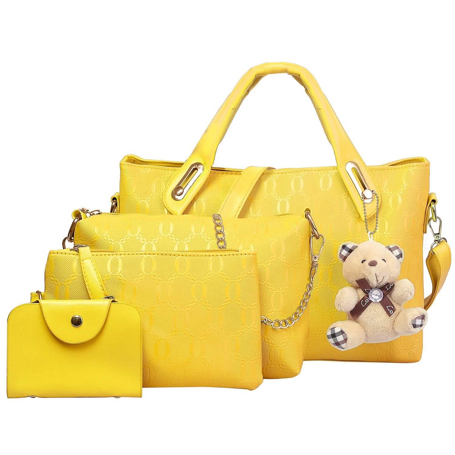 4-Pieces: Women Leather Handbag DailySale