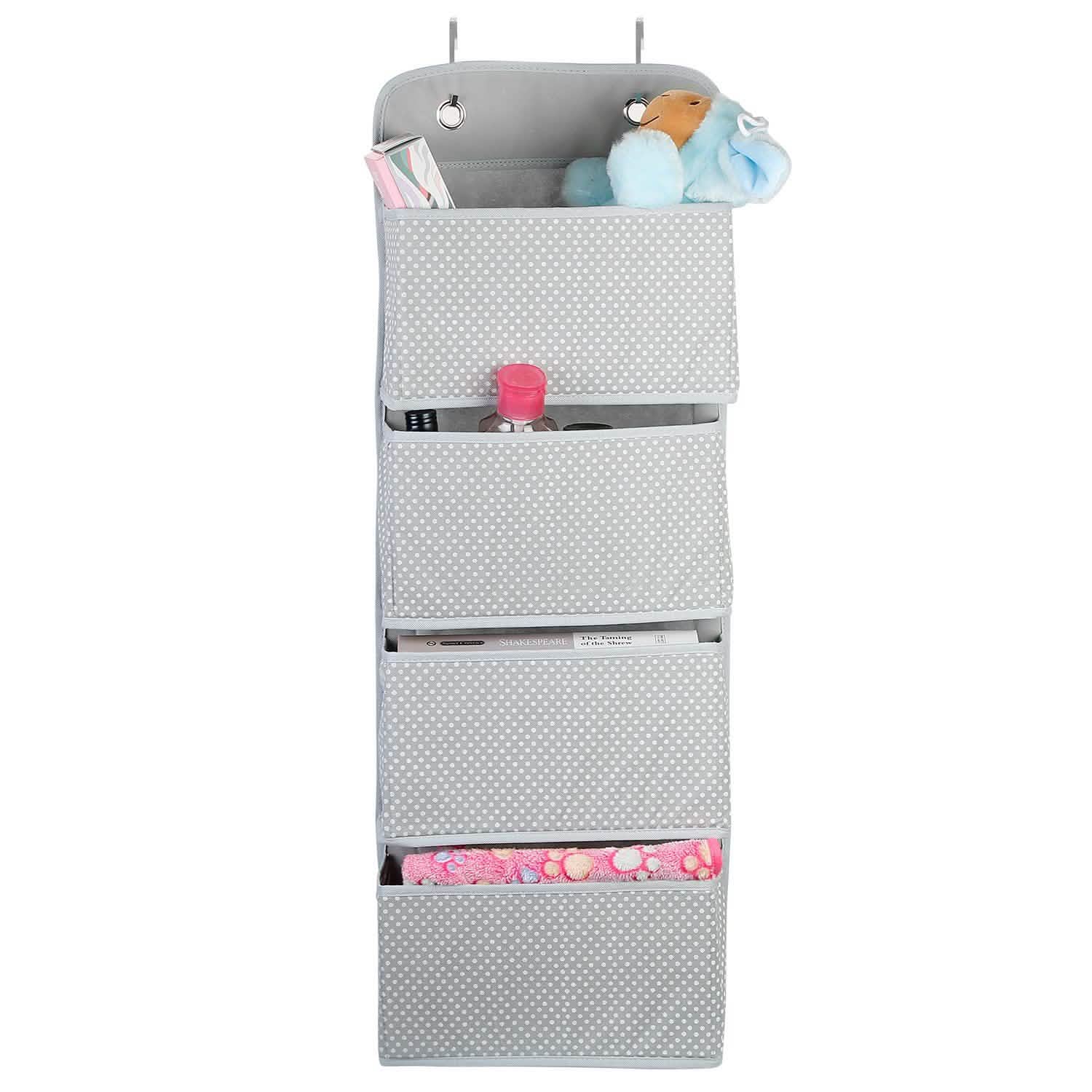 4-Pockets Wall Mount Closet Storage Organizer DailySale
