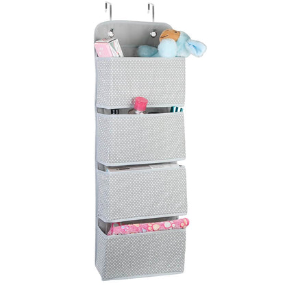 4-Pockets Wall Mount Closet Storage Organizer DailySale