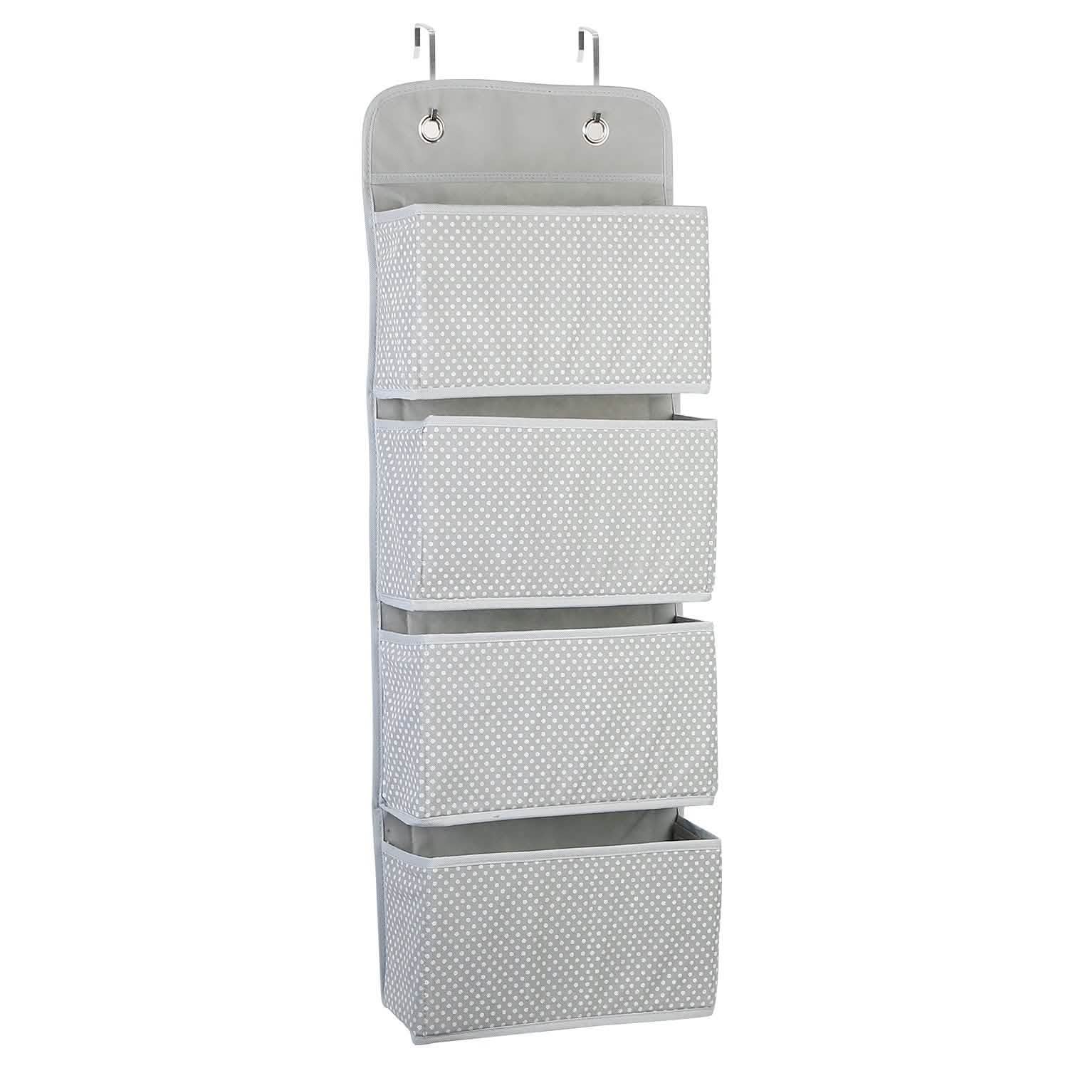 4-Pockets Wall Mount Closet Storage Organizer DailySale