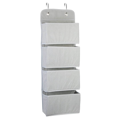 4-Pockets Wall Mount Closet Storage Organizer DailySale