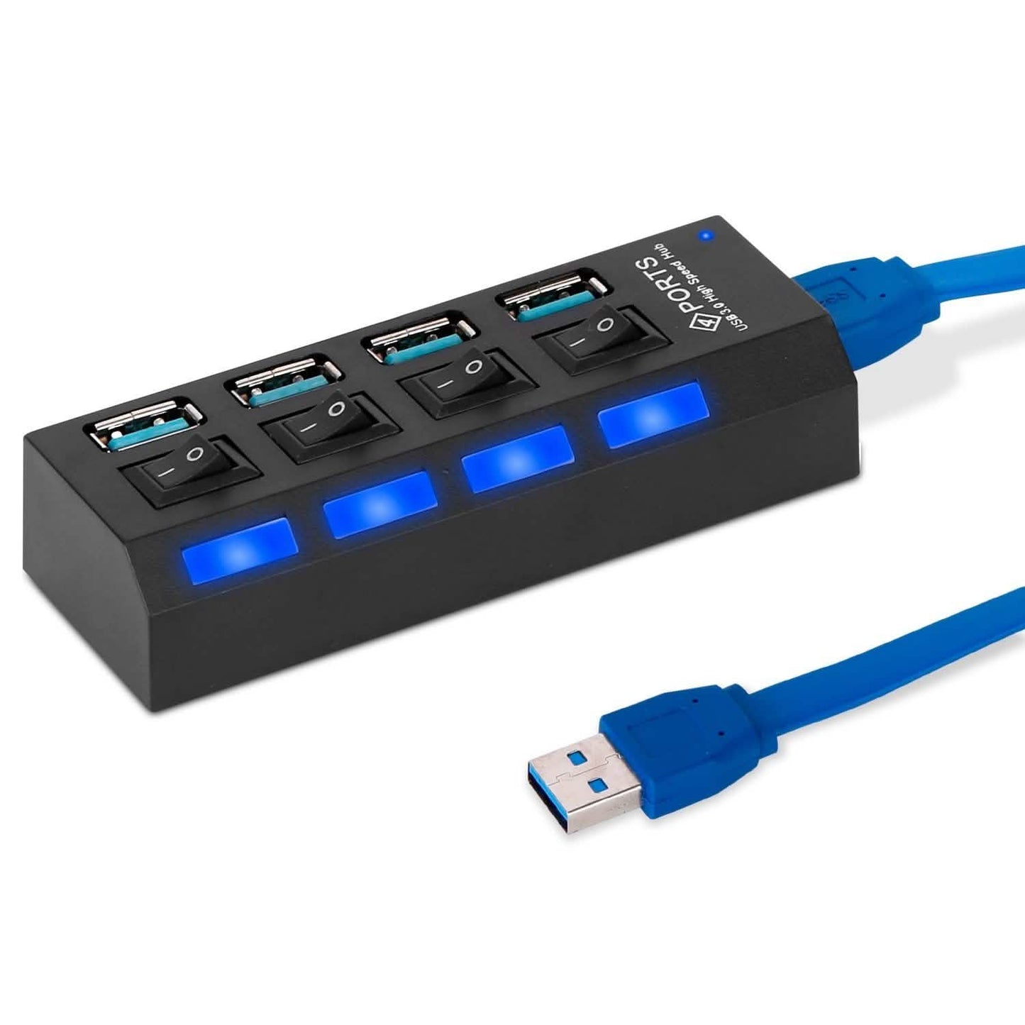 4 Port USB 3.0 Hub High Speed Adapter DailySale