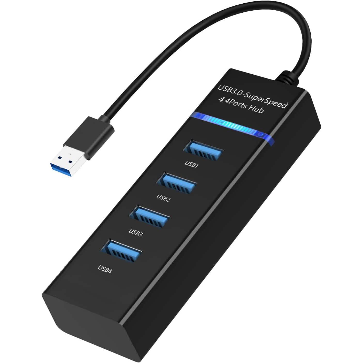 4-Port USB 3.0 USB Splitter with 3ft Extended Cable DailySale