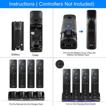 4 Remotes Charging Dock DailySale