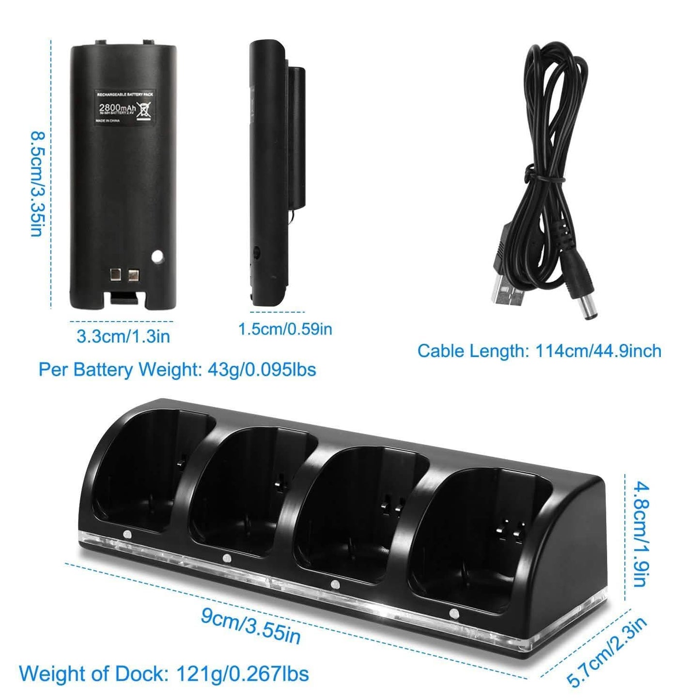 4 Remotes Charging Dock DailySale