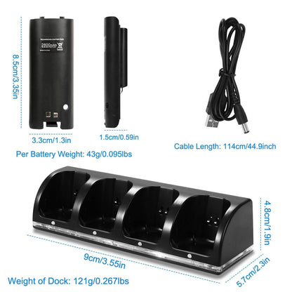 4 Remotes Charging Dock DailySale