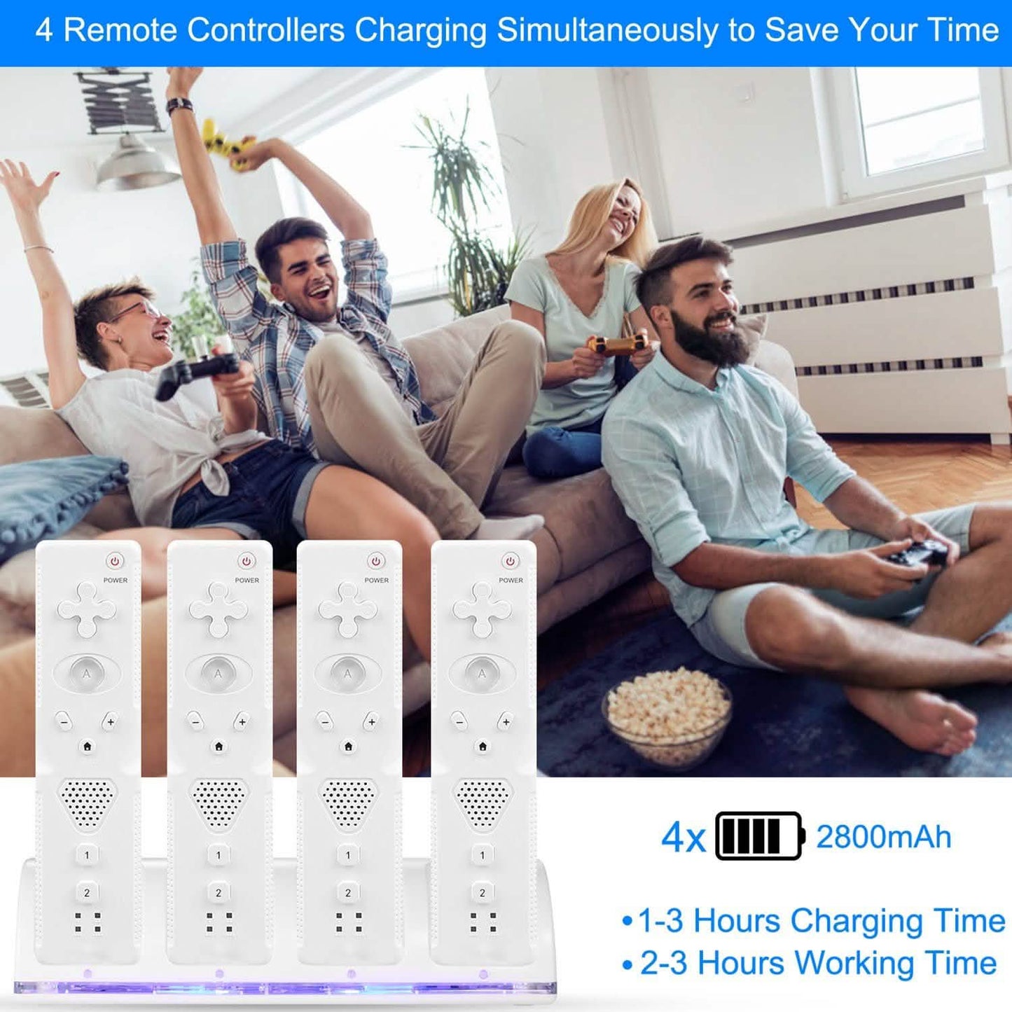 4 Remotes Charging Dock DailySale