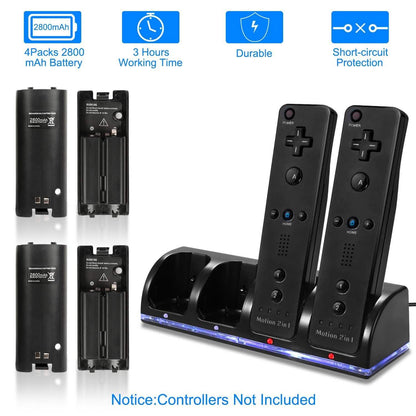 4 Remotes Charging Dock DailySale