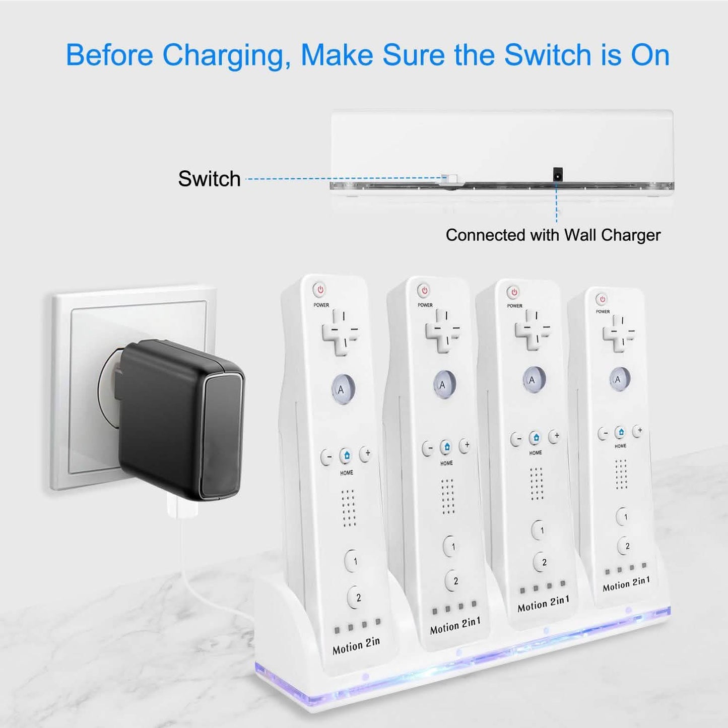 4 Remotes Charging Dock DailySale