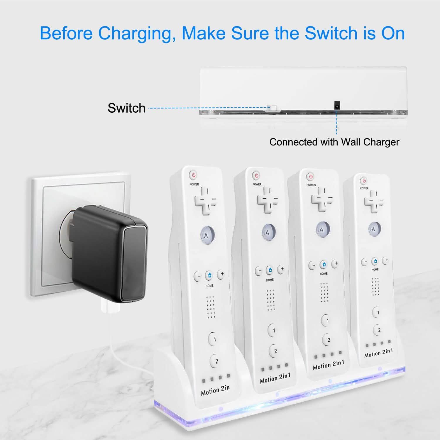 4 Remotes Charging Dock DailySale