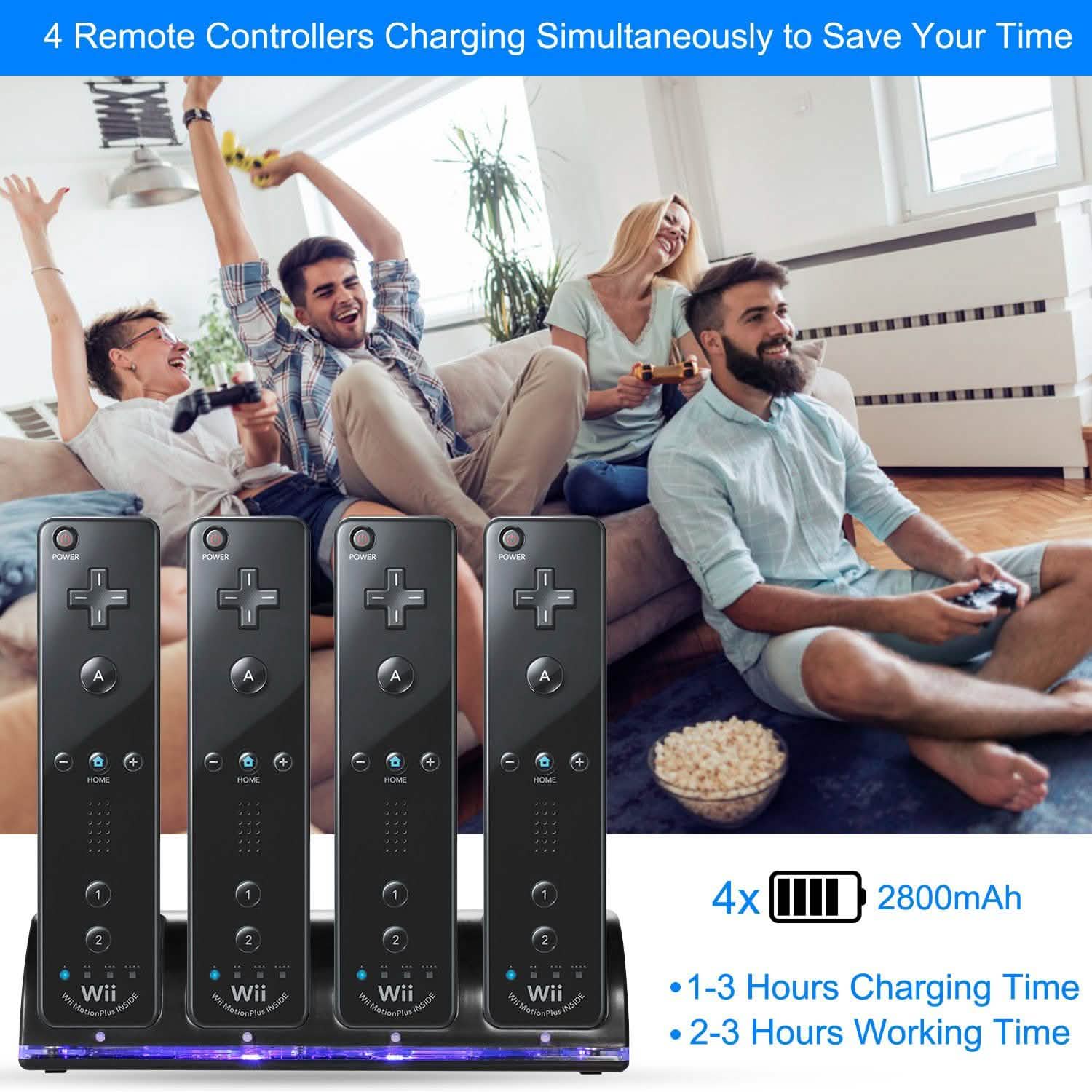 4 Remotes Charging Dock DailySale