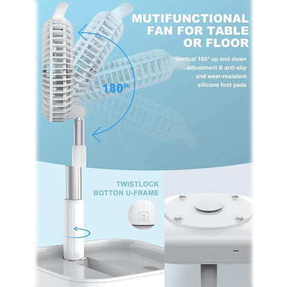 4 Speeds Portable Foldaway Fan DailySale