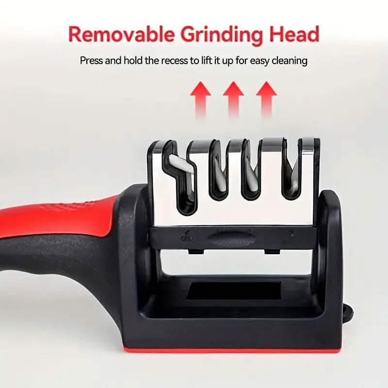 4 Stages Professional Kitchen Knife Sharpener Tool DailySale