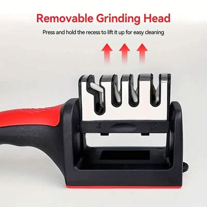 4 Stages Professional Kitchen Knife Sharpener Tool DailySale