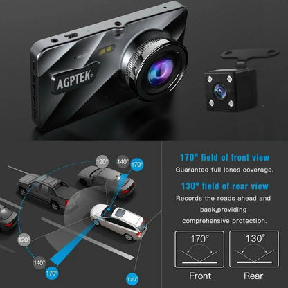 4" Vehicle 1080P Car Dashboard DVR Camera Video Recorder G-Sensor Dash Cam DailySale