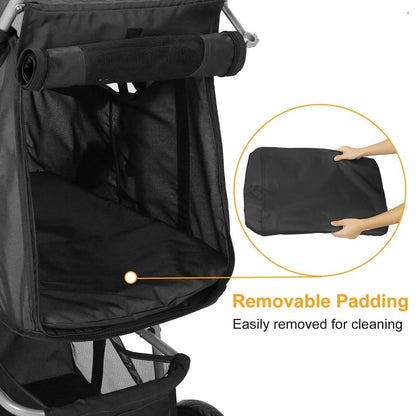 4 Wheels Pet Foldable Stroller DailySale