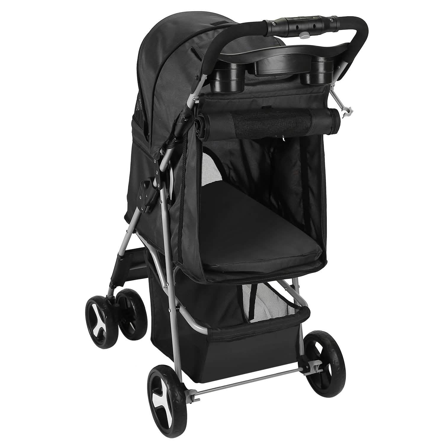 4 Wheels Pet Foldable Stroller DailySale