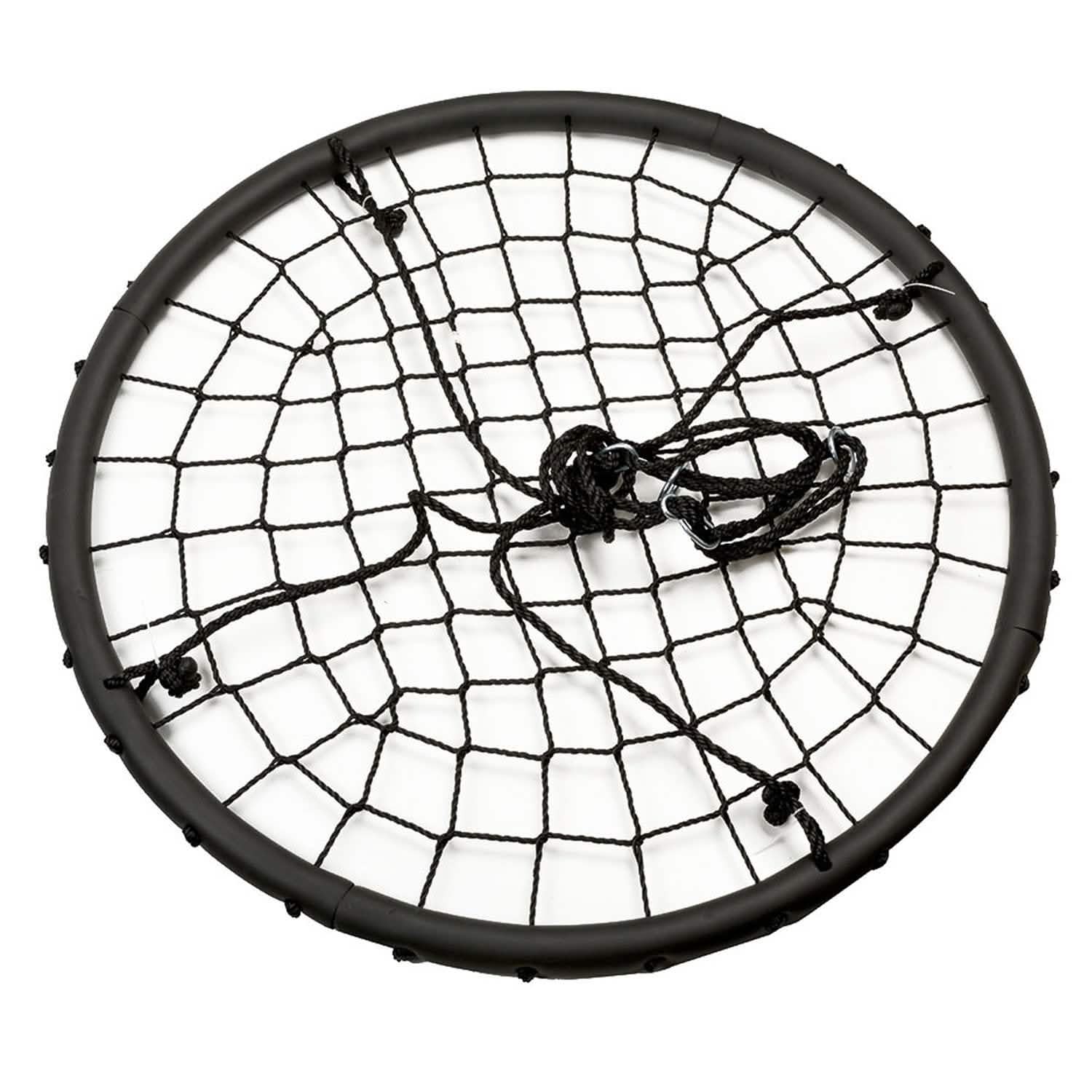 40" Disc Swings Seat Flying Saucer Tree Rope Web Net DailySale