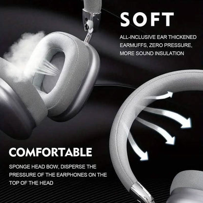 40-Hour Long-Lasting Wireless Noise-Cancelling Headphones DailySale