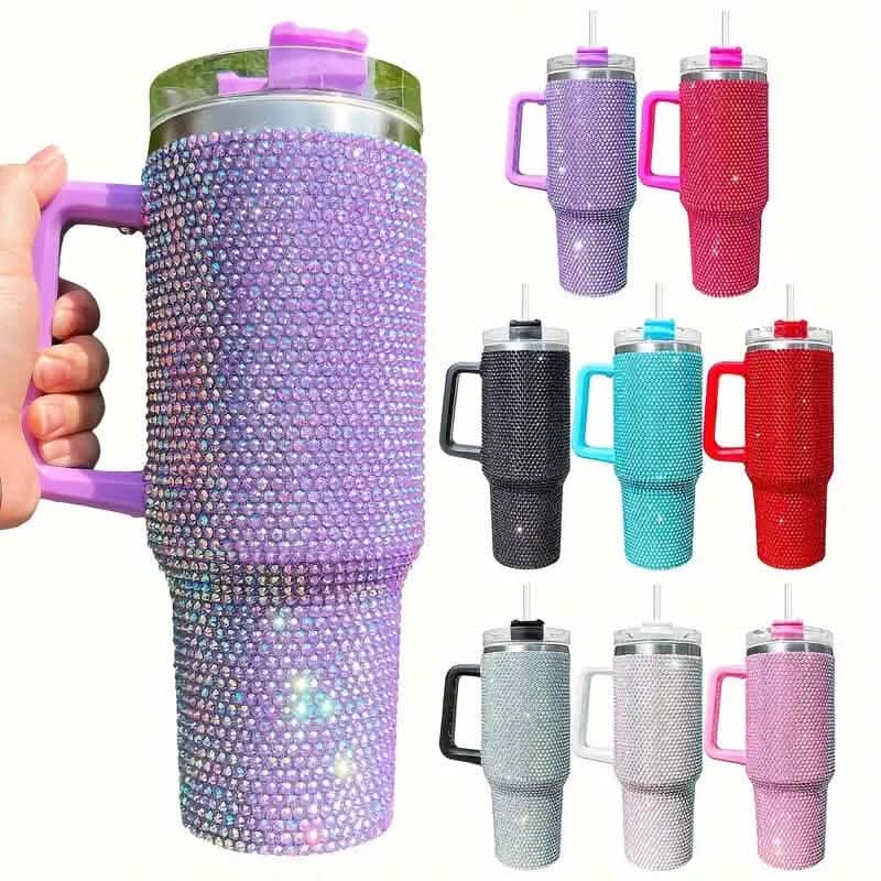 40 Oz Super Sparkly Rhinestone Bling Tumbler DailySale