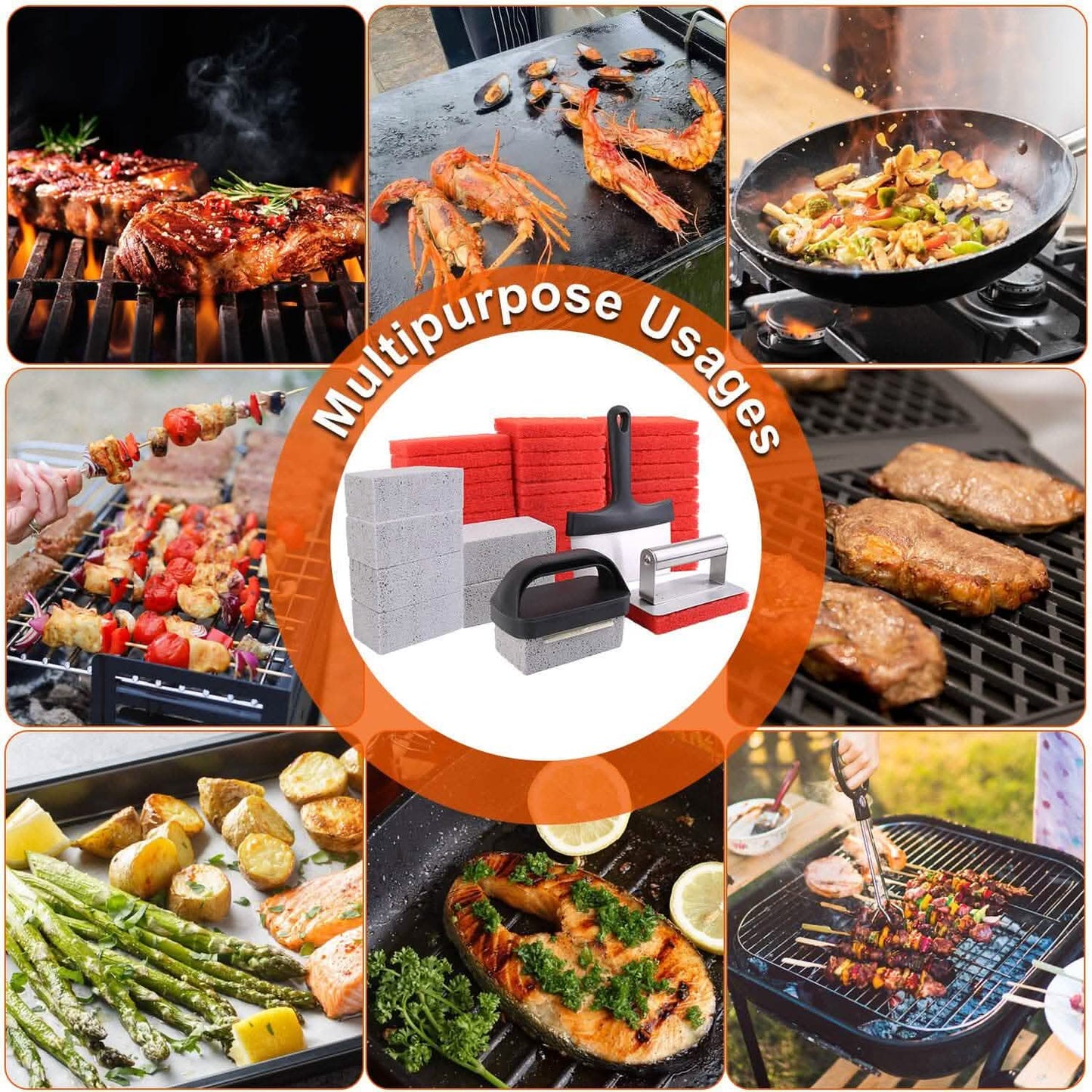 40-Piece: Griddle Cleaning Kit for Blackstone DailySale