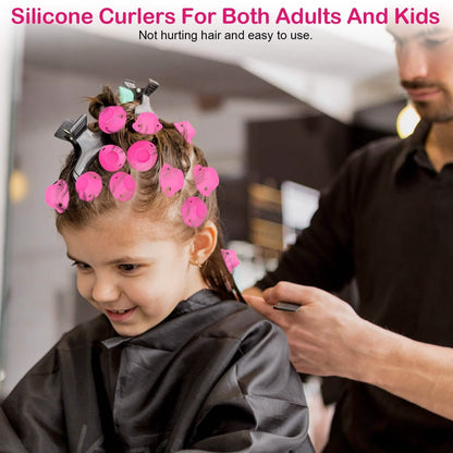40-Piece: Silicon Hair Curler DailySale
