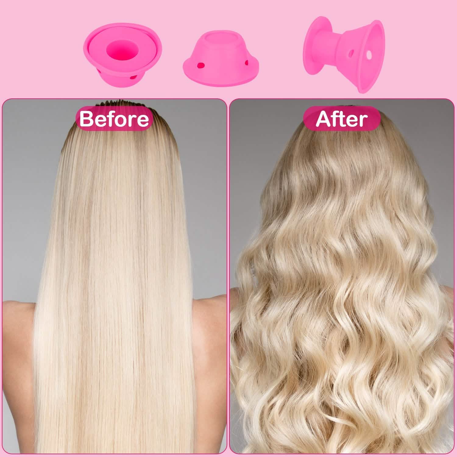 40-Piece: Silicon Hair Curler DailySale