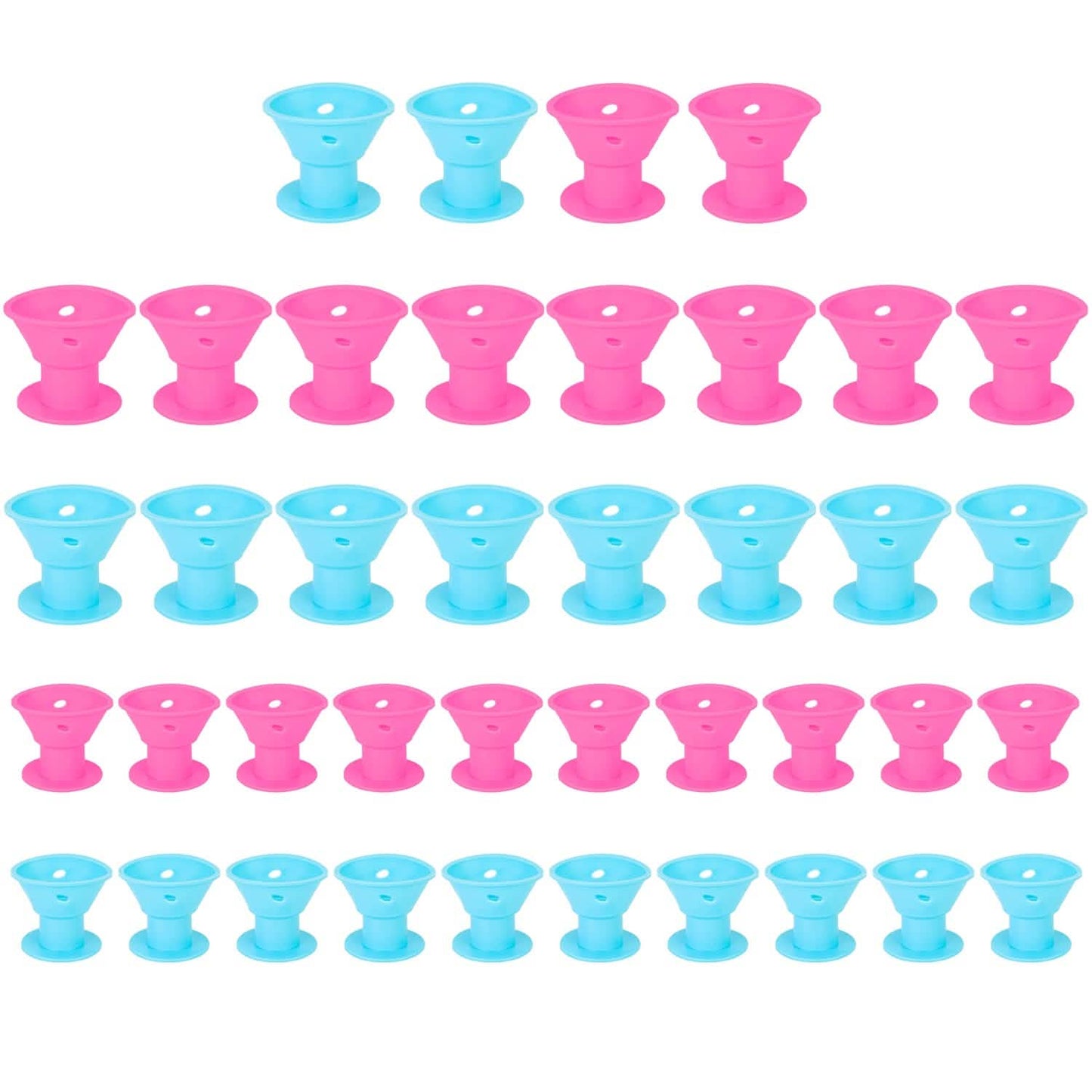 40-Piece: Silicon Hair Curler DailySale