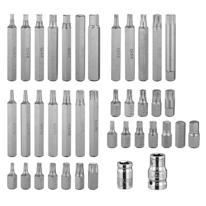 40-Pieces: Socket Bit Set Hex Torx Spine DailySale