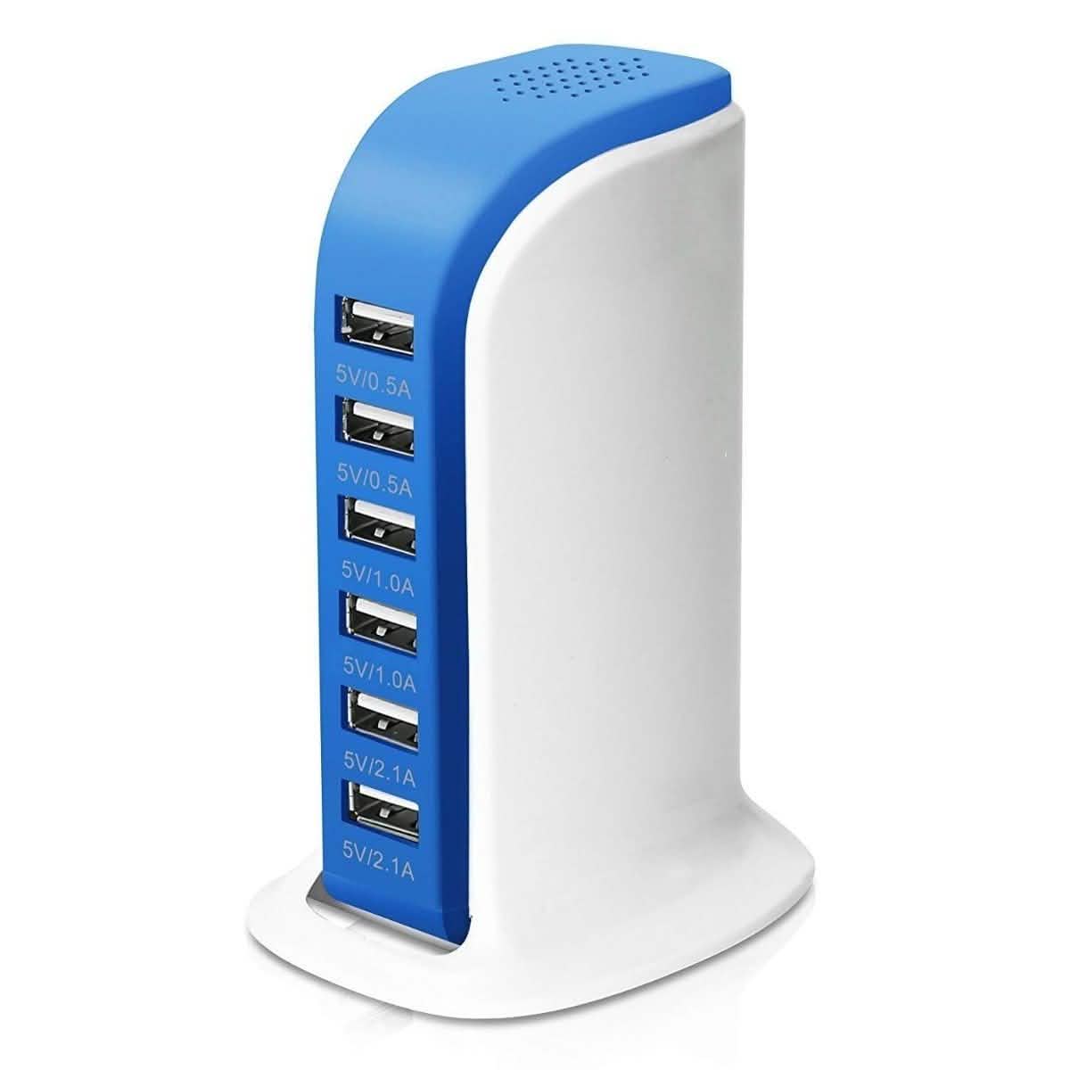 40-Watt 6-Port USB Charging Station for Smart Phones and Tablets DailySale