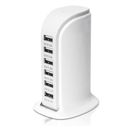 40-Watt 6-Port USB Charging Station for Smart Phones and Tablets DailySale