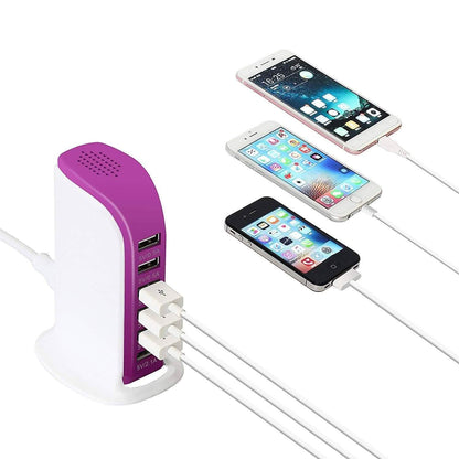 40-Watt 6-Port USB Charging Station for Smart Phones and Tablets DailySale