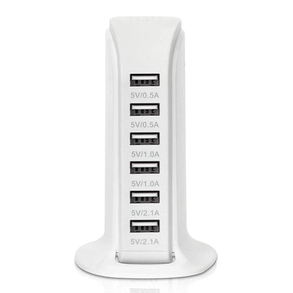 40-Watt 6-Port USB Charging Station for Smart Phones and Tablets DailySale